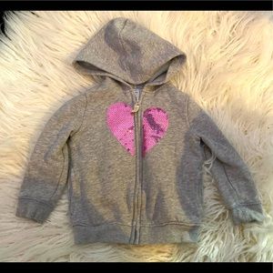 Cute glitter heart Jacket for toddler girl! 2T